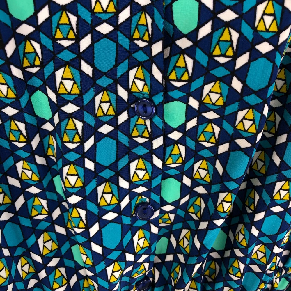 Stitchfix 41 Hawthorn Geometric dress Sz S A-line - Picture 7 of 8